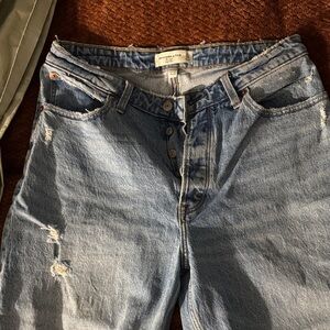 Abercrombie the dad high rise curve love  Jeans size 30/10r